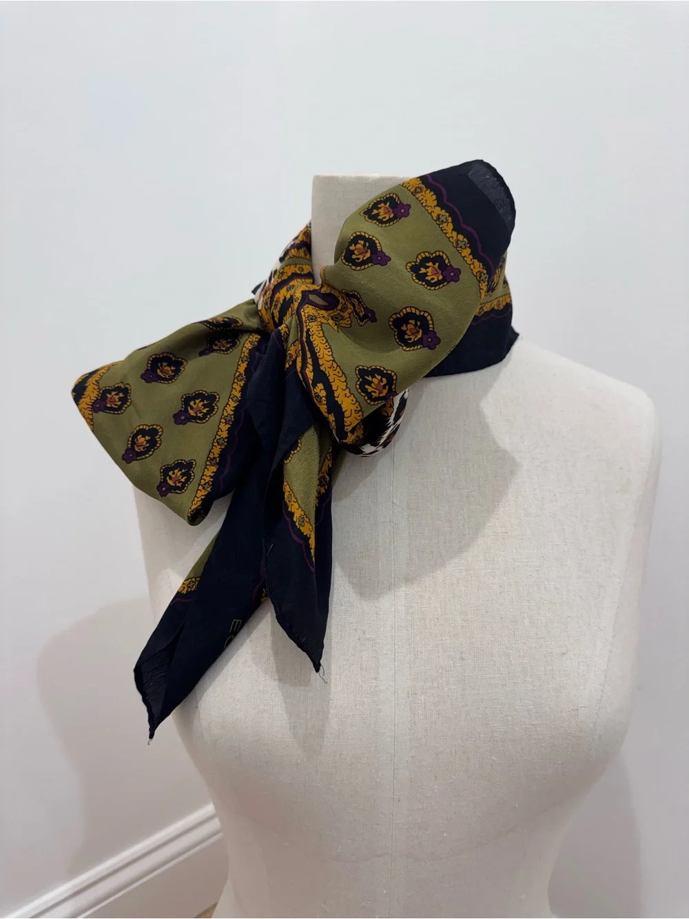 Echo animal print regal silk scarf classic